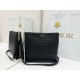 Replica di lusso Borsa Dior Trianon con catena nera Imitazioni Cloni Borsa Dior Trianon con catena nera firmate