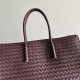 Replica di lusso Borsa tote Barbara Bottega Veneta Bordeaux Imitazioni Cloni Borsa tote Barbara Bottega Veneta Bordeaux firmate