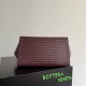 Replica di lusso Borsa tote Barbara Bottega Veneta Bordeaux Imitazioni Cloni Borsa tote Barbara Bottega Veneta Bordeaux firmate