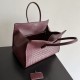 Replica di lusso Borsa tote Barbara Bottega Veneta Bordeaux Imitazioni Cloni Borsa tote Barbara Bottega Veneta Bordeaux firmate