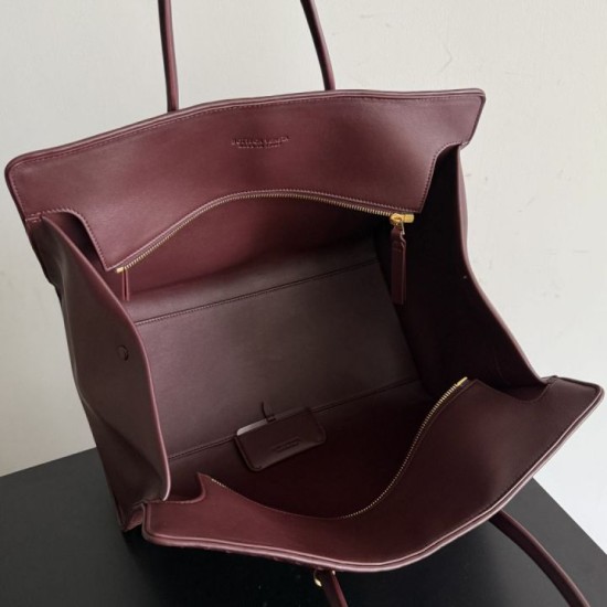 Replica di lusso Borsa tote Barbara Bottega Veneta Bordeaux Imitazioni Cloni Borsa tote Barbara Bottega Veneta Bordeaux firmate