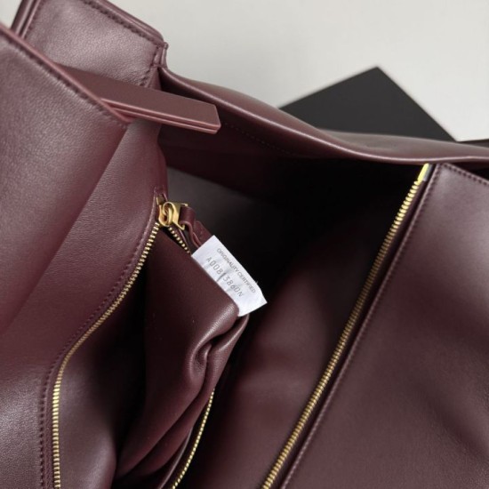 Replica di lusso Borsa tote Barbara Bottega Veneta Bordeaux Imitazioni Cloni Borsa tote Barbara Bottega Veneta Bordeaux firmate