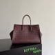 Replica di lusso Borsa tote Barbara Bottega Veneta Bordeaux Imitazioni Cloni Borsa tote Barbara Bottega Veneta Bordeaux firmate