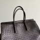 Replica di lusso Borsa tote Barbara Bottega Veneta Caffè Imitazioni Cloni Borsa tote Barbara Bottega Veneta Caffè firmate