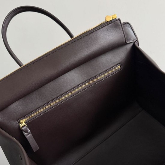 Replica di lusso Borsa tote Barbara Bottega Veneta Caffè Imitazioni Cloni Borsa tote Barbara Bottega Veneta Caffè firmate