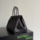 Replica di lusso Borsa tote Barbara Bottega Veneta Nero Imitazioni Cloni Borsa tote Barbara Bottega Veneta Nero firmate