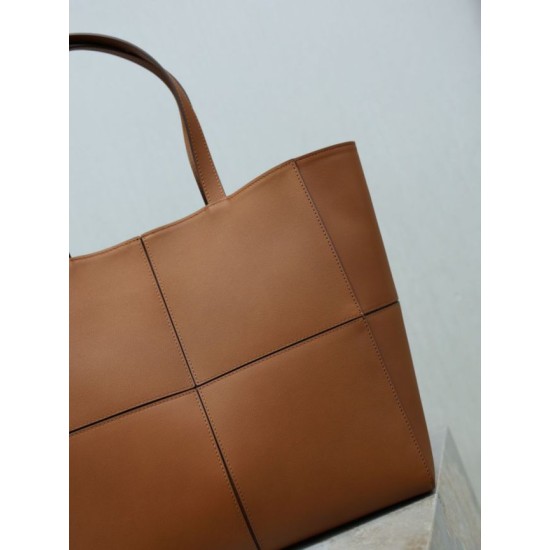 Replica di lusso Borsa tote YSL Saint Laurent Carré Marrone Imitazioni Cloni Borsa tote YSL Saint Laurent Carré Marrone firmate