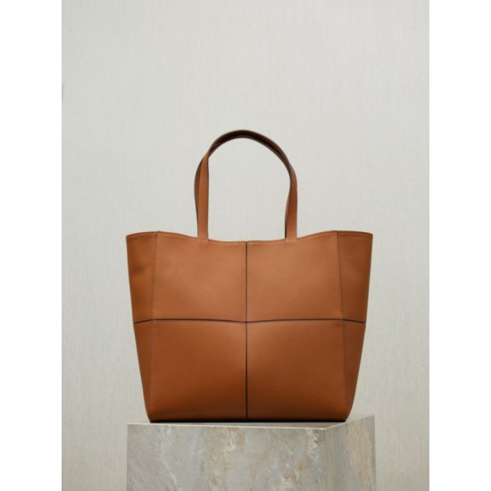 Replica di lusso Borsa tote YSL Saint Laurent Carré Marrone Imitazioni Cloni Borsa tote YSL Saint Laurent Carré Marrone firmate