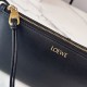 Replica di lusso Borsa Loewe Joya Pouch Nappa Nero Imitazioni Cloni Borsa Loewe Joya Pouch Nappa Nero firmate
