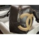 Replica di lusso Borsa da bowling Chanel Cambon Ligne Caffè Imitazioni Cloni Borsa da bowling Chanel Cambon Ligne Caffè firmate