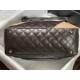 Replica di lusso Borsa da bowling Chanel Cambon Ligne Caffè Imitazioni Cloni Borsa da bowling Chanel Cambon Ligne Caffè firmate