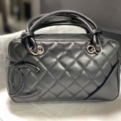 Cloni Borse Firmate Replica da bowling Chanel Cambon Ligne Nero firmate