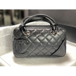 Borse da bowling Chanel Cambon Ligne Nero Borse da bowling Chanel Cambon Ligne Nero