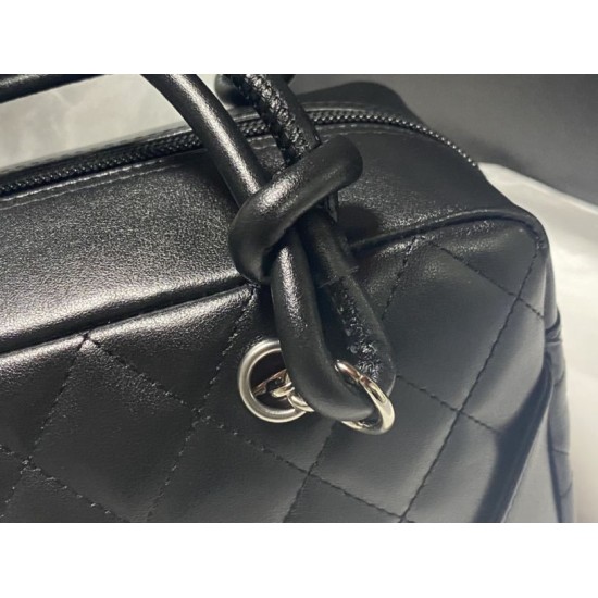 Replica di lusso Borse Firmate da bowling Chanel Cambon Ligne Nero Imitazioni Cloni Borse Firmate Replica da bowling Chanel Cambon Ligne Nero firmate