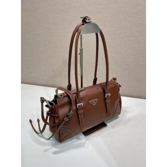 Replica di lusso Borsa Prada Bonne con manico superiore 1BG628 Borgogna Imitazioni Cloni Borsa Prada Bonne con manico superiore 1BG628 Borgogna firmate