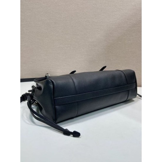 Replica di lusso Borsa Prada Bonne con manico superiore 1BG628 Nera Imitazioni Cloni Borsa Prada Bonne con manico superiore 1BG628 Nera firmate