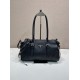 Replica di lusso Borsa Prada Bonne con manico superiore 1BG628 Nera Imitazioni Cloni Borsa Prada Bonne con manico superiore 1BG628 Nera firmate
