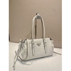 Borsa Prada Bonne con manico superiore 1BG628 Bianco Borsa Prada Bonne con manico superiore 1BG628 Bianco