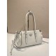 Replica di lusso Borsa Prada Bonne con manico superiore 1BG628 Bianco Imitazioni Cloni Borsa Prada Bonne con manico superiore 1BG628 Bianco firmate