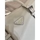 Replica di lusso Borsa Prada Bonne con manico superiore 1BG628 Bianco Imitazioni Cloni Borsa Prada Bonne con manico superiore 1BG628 Bianco firmate