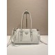 Replica di lusso Borsa Prada Bonne con manico superiore 1BG628 Bianco Imitazioni Cloni Borsa Prada Bonne con manico superiore 1BG628 Bianco firmate
