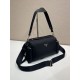 Replica di lusso Borsa a tracolla Prada da uomo nylon/saffiano nera Imitazioni Replica Perfetta Borsa a tracolla Prada da uomo nylon/saffiano nera firmate