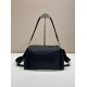 Replica di lusso Borsa a tracolla Prada da uomo nylon/saffiano nera Imitazioni Replica Perfetta Borsa a tracolla Prada da uomo nylon/saffiano nera firmate
