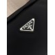Replica di lusso Borsa a tracolla da uomo Prada nylon/saffiano 2VH192 Nero Imitazioni Cloni Borsa a tracolla da uomo Prada nylon/saffiano 2VH192 Nero firmate