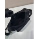 Replica di lusso Borsa a tracolla da uomo Prada nylon/saffiano 2VH192 Nero Imitazioni Cloni Borsa a tracolla da uomo Prada nylon/saffiano 2VH192 Nero firmate