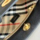 Replica di lusso Borsa tote Burberry Cotswolds nera Imitazioni Cloni Borsa tote Burberry Cotswolds nera firmate