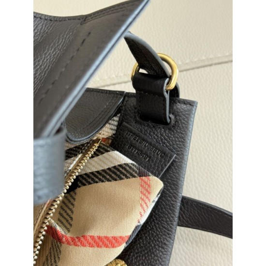 Replica di lusso Borsa tote Burberry Cotswolds nera Imitazioni Cloni Borsa tote Burberry Cotswolds nera firmate