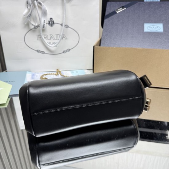 Replica di lusso Borsa a tracolla Prada Tumulte piccola 1BD395 nera Imitazioni Cloni Borsa a tracolla Prada Tumulte piccola 1BD395 nera firmate