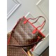 Replica di lusso Borsa a tracolla Louis Vuitton Monogram Inside Out Neverfull MM M12708 Rossa Imitazioni Cloni Borsa a tracolla Louis Vuitton Monogram Inside Out Neverfull MM M12708 Rossa firmate