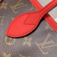 Replica di lusso Borsa a tracolla Louis Vuitton Monogram Inside Out Neverfull MM M12708 Rossa Imitazioni Cloni Borsa a tracolla Louis Vuitton Monogram Inside Out Neverfull MM M12708 Rossa firmate