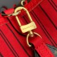 Replica di lusso Borsa a tracolla Louis Vuitton Monogram Inside Out Neverfull MM M12708 Rossa Imitazioni Cloni Borsa a tracolla Louis Vuitton Monogram Inside Out Neverfull MM M12708 Rossa firmate
