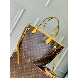 Borse a tracolla LV Monogram Inside Out Neverfull MM M12708 Giallo