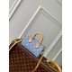 Cloni Borse Replica Alta Qualità LV Nano Speedy Denim M11212 blu firmate