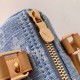 Cloni Borse Replica Alta Qualità LV Nano Speedy Denim M11212 blu firmate