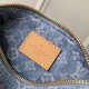 Cloni Borse Replica Alta Qualità LV Nano Speedy Denim M11212 blu firmate