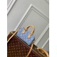 Cloni Borse Replica Alta Qualità LV Nano Speedy Denim M11212 blu firmate