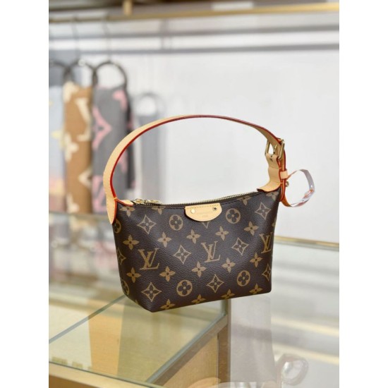 Replica di lusso Borse Louis Vuitton Pochette Hills M27509 Marrone Imitazioni Replica Borse Louis Vuitton Pochette Hills M27509 Marrone firmate