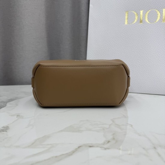 Replica di lusso Pochette Dior Bow Marrone Imitazioni Cloni Pochette Dior Bow Marrone firmate