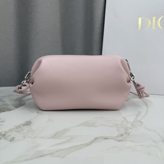 Replica di lusso Pochette Dior Bow Rosa Imitazioni Cloni Pochette Dior Bow Rosa firmate