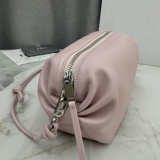 Replica di lusso Pochette Dior Bow Rosa Imitazioni Cloni Pochette Dior Bow Rosa firmate
