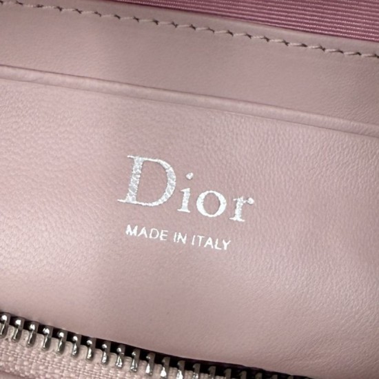 Replica di lusso Pochette Dior Bow Rosa Imitazioni Cloni Pochette Dior Bow Rosa firmate