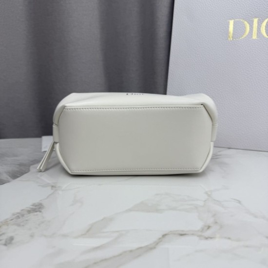 Replica di lusso Pochette Dior Bow Bianco Imitazioni Cloni Pochette Dior Bow Bianco firmate