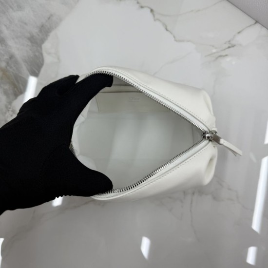 Replica di lusso Pochette Dior Bow Bianco Imitazioni Cloni Pochette Dior Bow Bianco firmate