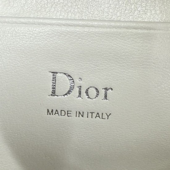 Replica di lusso Pochette Dior Bow Bianco Imitazioni Cloni Pochette Dior Bow Bianco firmate