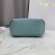 Replica di lusso Pochette Dior Bow blu tormalina Imitazioni Cloni Pochette Dior Bow blu tormalina firmate