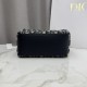 Replica di lusso Borse Dior Bow Dior Oblique jacquard blu Imitazioni Cloni Borse Replica Dior Bow Dior Oblique jacquard blu firmate